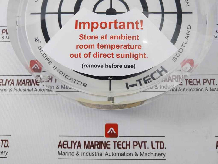 I-tech 2 Degree Slope Indicator Assembly 12 Dai A301477-1 Rev.B