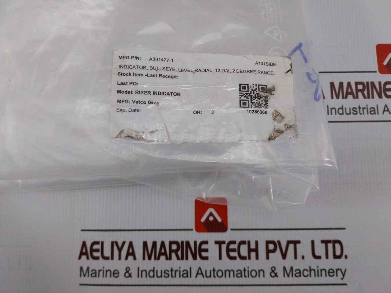 I-tech 2 Degree Slope Indicator Assembly 12 Dai A301477-1 Rev.B