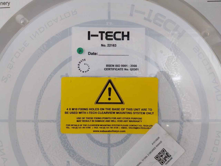 I-tech 2 Degree Slope Indicator Assembly 12 Dai A301477-1 Rev.B