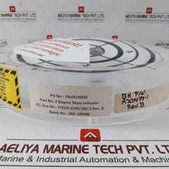 I-tech 2 Degree Slope Indicator Assembly 12 Dai A301477-1 Rev.B
