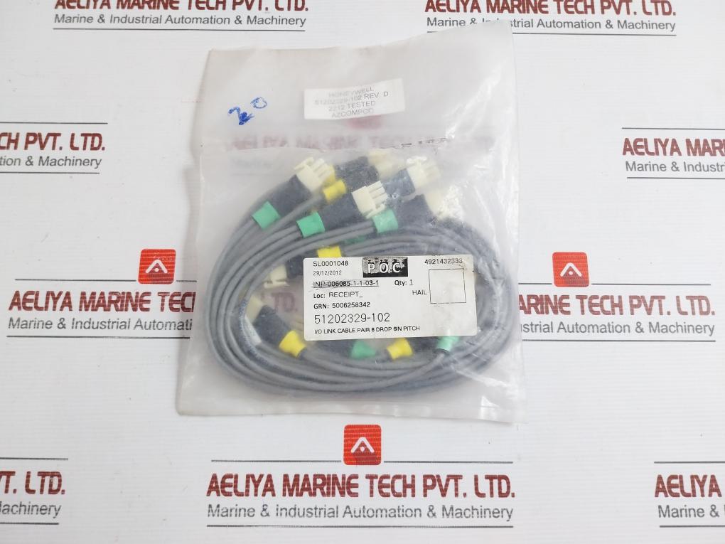 I/O Link Cable Set 51202329-102 Rev-d Honeywell 51202329-100