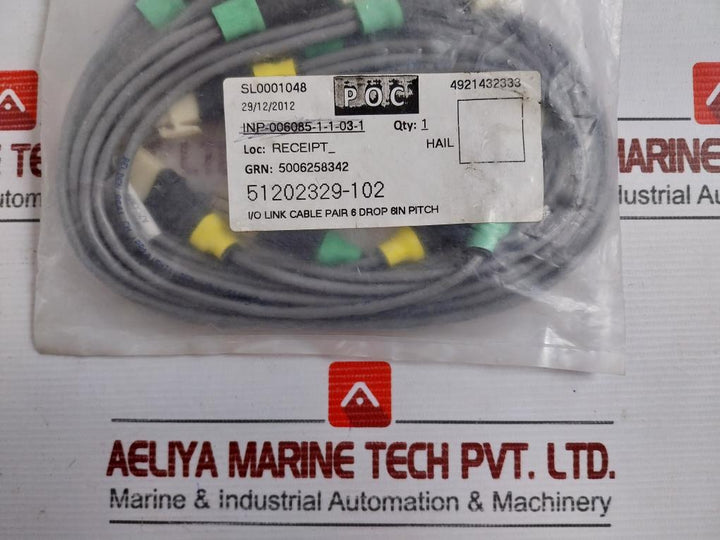 I/O Link Cable Set 51202329-102 Rev-d Honeywell 51202329-100