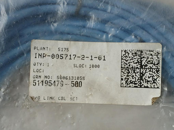 I/O Link Cable Set Rev-d Part No: 51195479-500 Brand Honeywell