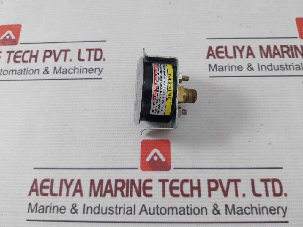 I & J Fisnar 0-7 Bar Fluid Pressure Gauge 0-100 Psi