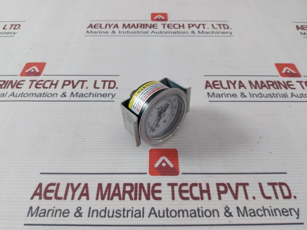 I & J Fisnar 0-7 Bar Fluid Pressure Gauge 0-100 Psi