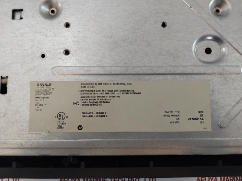 Ibm 8305-j9a Desktop Computer 100-127v 5.0a 50/60hz