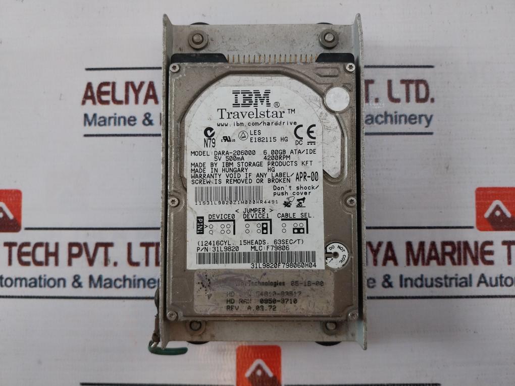 Ibm Dara-206000 Hard Drive 31L9820