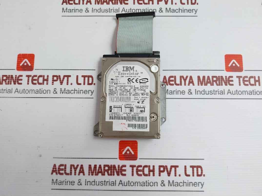 Ibm Laptop Hard Drive Ic25N020Atcs04-0 4200 Rpm