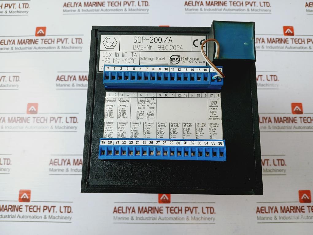 Ibs Sop-200i/a Chart Recorder Paperless Digital