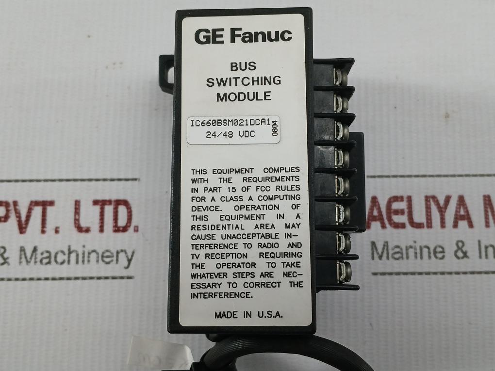 Ic660Bsm021Dca1-Bus-Switching-Module-24-48Vdc-Ge-Fanuc-208068-9