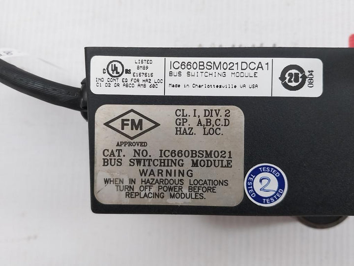 Ic660Bsm021Dca1-Bus-Switching-Module-44A729687-24-48-Vdc-Ge-Fanuc-208767-12