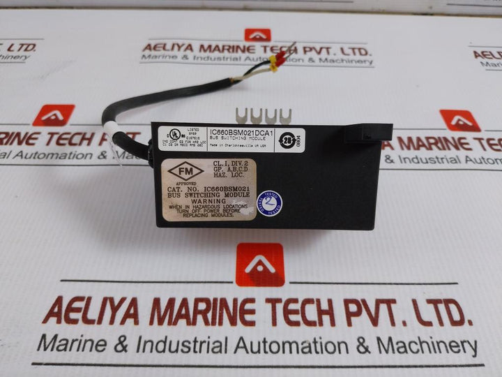 Ic660bsm021dca1-Bus-Switching-Module-24-48vdc-44a729687-002-By-Ge-Fanuc-Length-19cm-6
