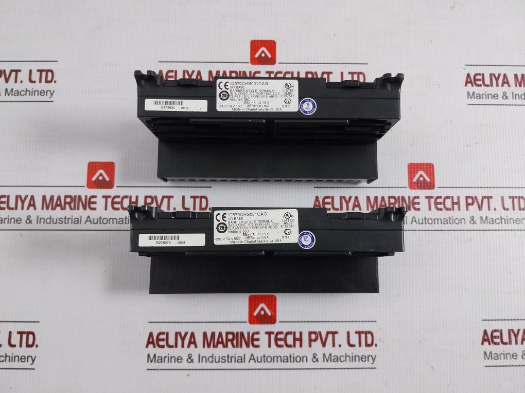 Ic670Chs001Cag Ge Fanuc Input/Output Base Barrier Style Terminal