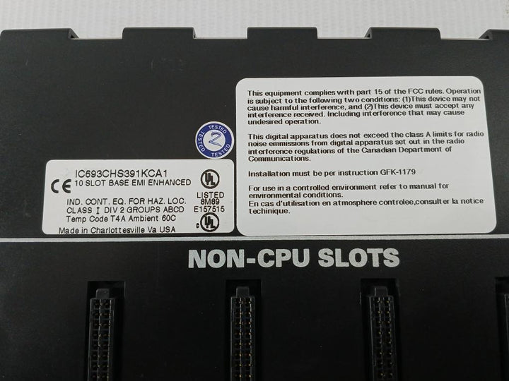 Ic693chs391kca1 Ge Fanuc Plc Base Module