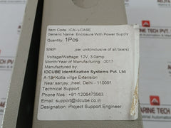 Icai-vcase Enclosure With Power Supply 12V 3.0Amp Idcube