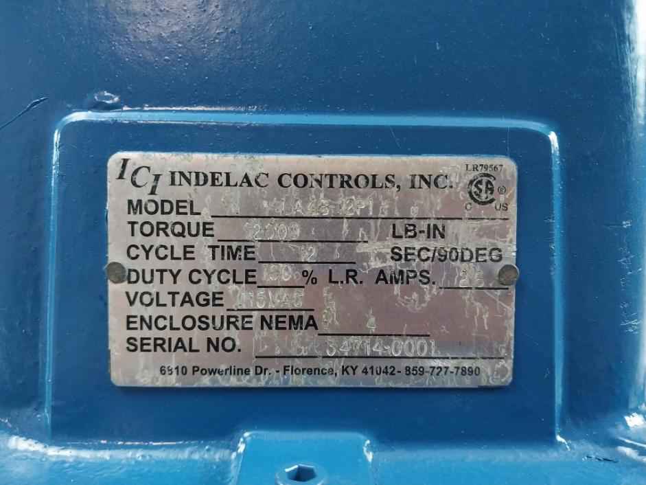 Ici La4B-12P1 Electric Valve Actuator 115Vac 2000 Lb-in