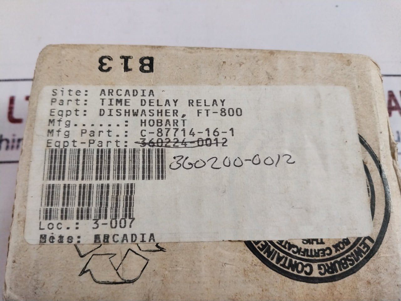 Icm Mor C-87714-16-1 Time Delay Relay Pcb 10Amps 648241