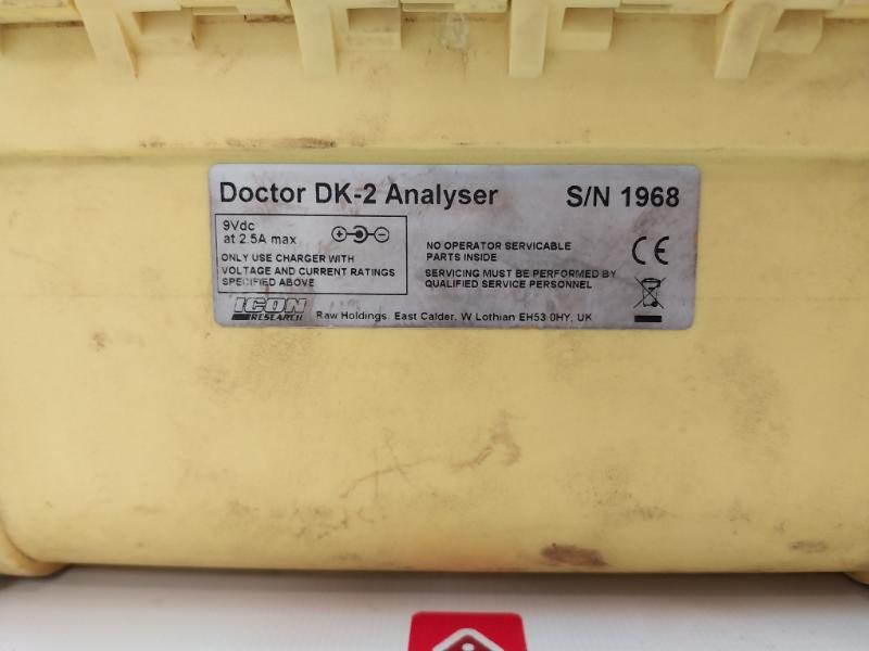 Icon Research Dk2 Doctor Diesel Engine Analysis Tester Aeb36Us09 100-240V 1.0A