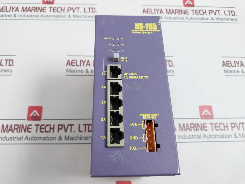 Icp Das Ns-105 Industrial Ethernet Switch Hub(5-port) Input Dc 10-30V