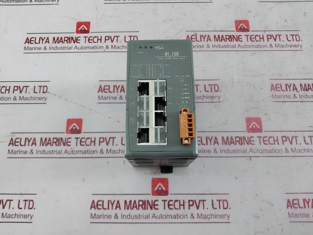 Icp Das Ns-208 Plc Rackmount Ethernet Switch 8-port 10/100 Ns208Cr000Ifidd00486