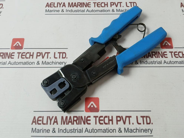 Ideal 30-696 Ratchet Telemaster Modular Plug Termination Crimp Tool Nd 3050-3