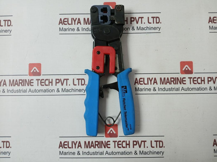 Ideal 30-696 Ratchet Telemaster Modular Plug Termination Crimp Tool Nd 3050-3