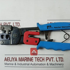 Ideal 30-696 Ratchet Telemaster Modular Plug Termination Crimp Tool Nd 3050-3