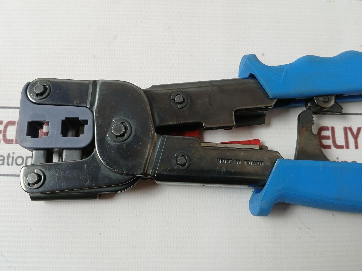 Ideal 30-696 Ratchet Telemaster Modular Plug Termination Crimp Tool Nd 3050-3