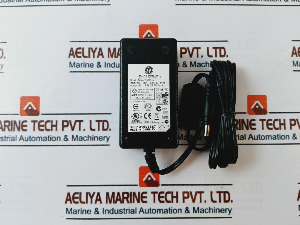 Ideal Power Sa06-12S05R-v Power Adapter 100-240V~ 0.5A 50-60Hz