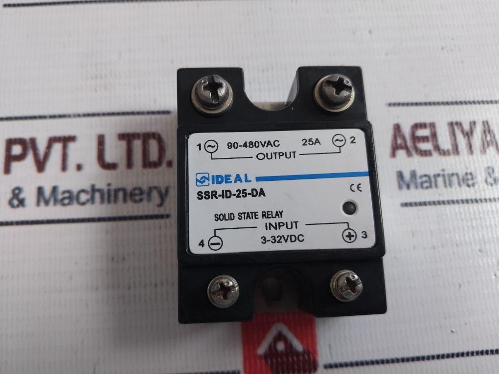 Ideal Ssr-id-25-da Solid State Relay 3-32Vdc