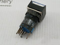 Idec-Ac250V-0-5A-Illuminated-Push-Button-Switch-Al6-m-Lot-Of-2X-209237-8