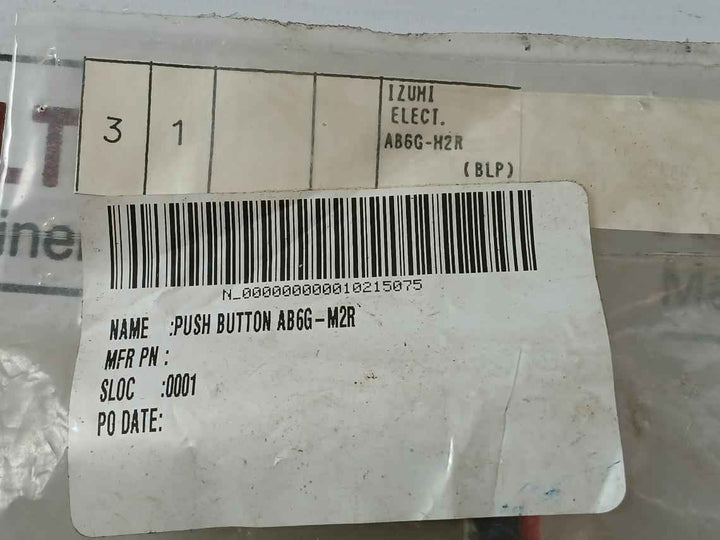 Idec Ab6G-m2R Push Button