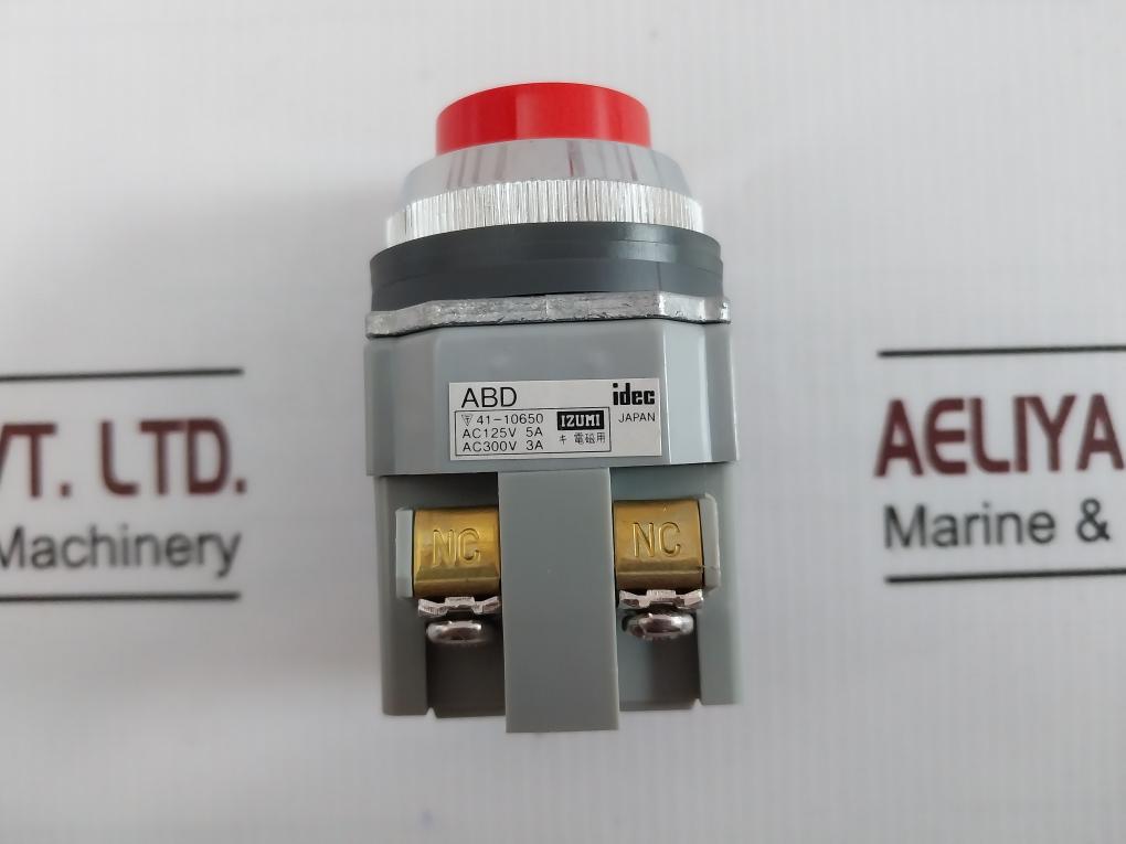 Idec Abd202N R Abd Push Button Switch Control Unit 600V 10A 41-10650