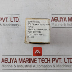 Idec Abn-111 Push Button Switch Ac 125V 5A 600V 12M-000-00M 17Y20N
