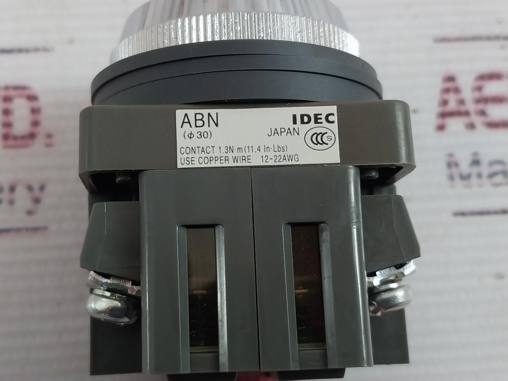 Idec Abn101/ Abn102 Push Button Switch 10A 600V