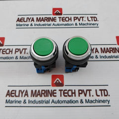 Idec ABN110G Pushbutton Round Flush Momentary Green HW-U10