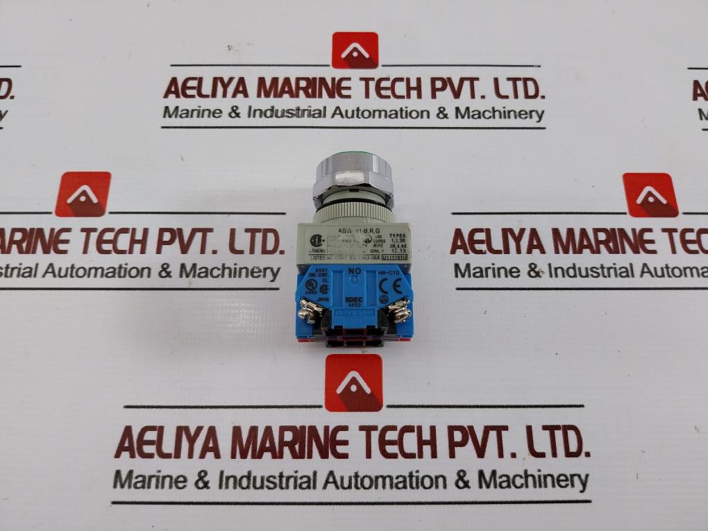 Idec Abw111-b, R, G Push Botton Switch 120V-600V Ac