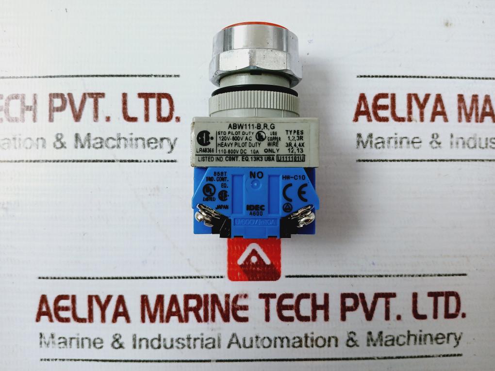 Idec Abw Pushbutton Switch 10a 600v