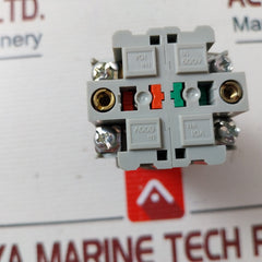 Idec Ajn311Nr-u Red Pushbutton With Contact Block 12-22 Awg 600V