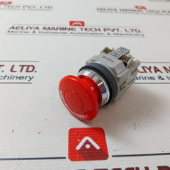Idec Ajn311Nr-u Red Pushbutton With Contact Block 12-22 Awg 600V