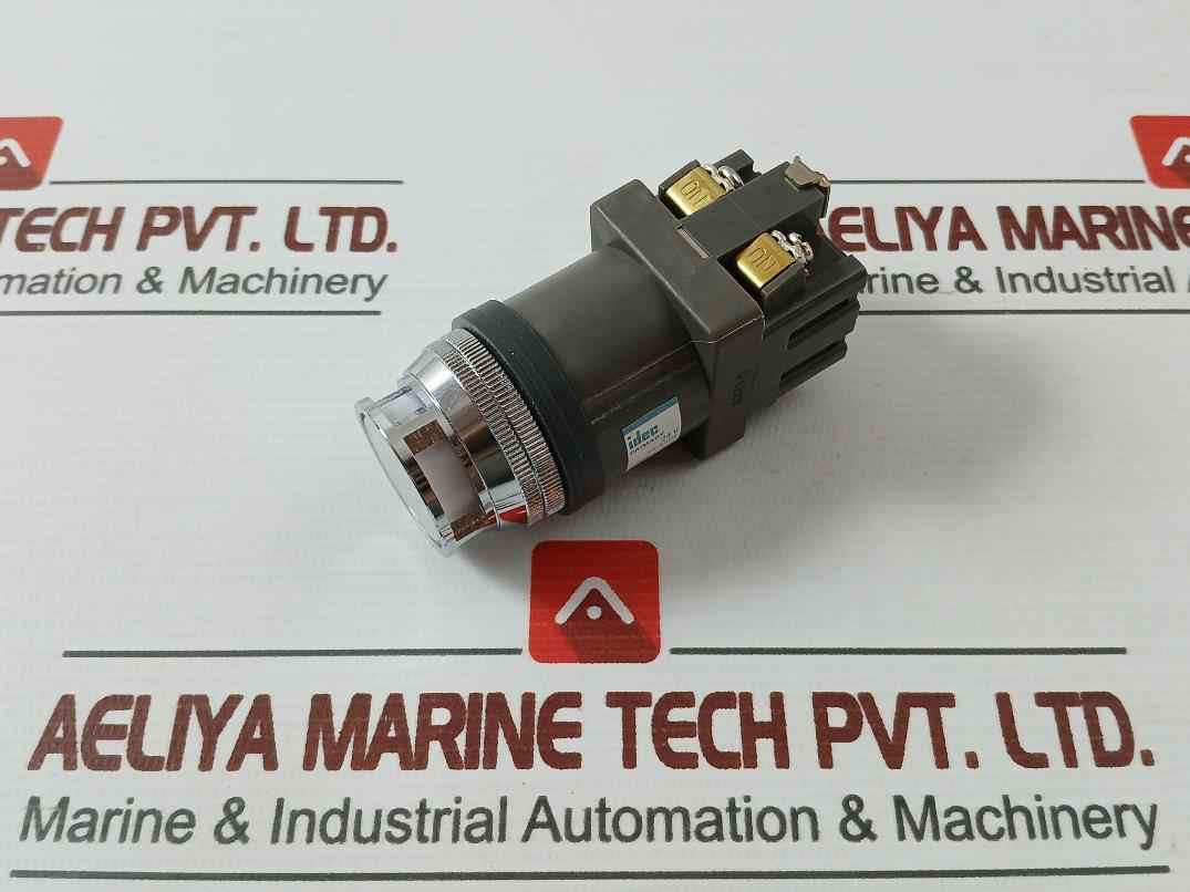 Idec Alne3F311-w Push Button With Lamp (Full Guard) 50-60Hz