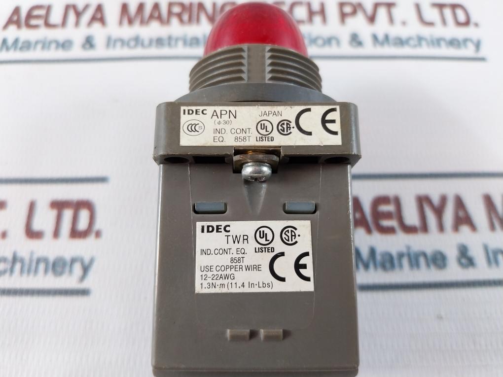 Idec Apn Red Pilot Light 100/110V 50-60Hz