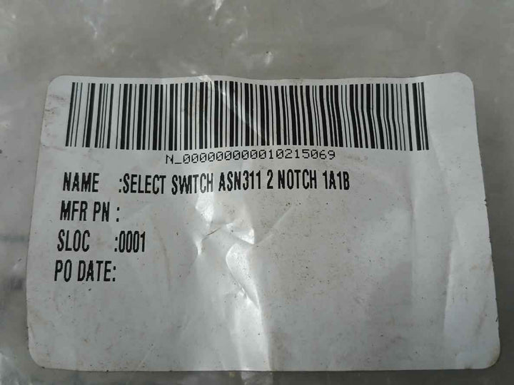 Idec Asn311 Selector Switch