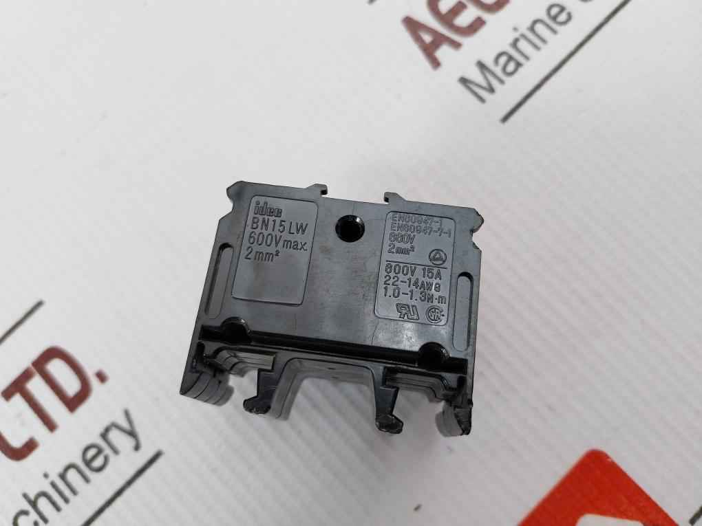 Idec Bn15lw Terminal Block Ea940dg-22 600v Max 15a