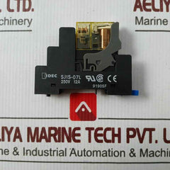 Idec Corporation Sj1S-07L Relay Socket 91905F 24 Vdc