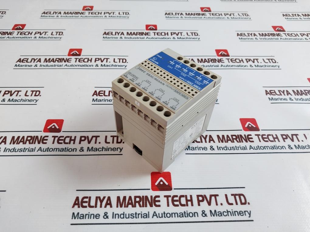 Idec Eb3C-r03An 3-input Chan W Relay Barrier 100V To 120V Ac 50/60Hz 5.4Va