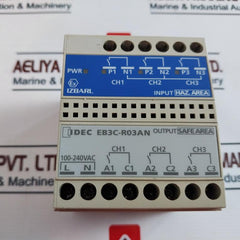 Idec Eb3C-r03An 3-input Chan W Relay Barrier 100V To 120V Ac 50/60Hz 5.4Va