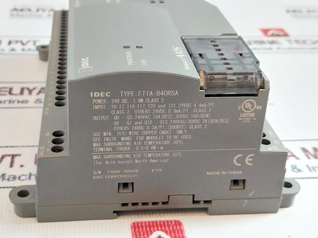 Idec Ft1A-b40Rsa Programmable Logic Controller