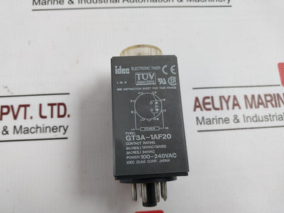 Idec Gt3A-1Af20 Electronic Timer 100-240Vac 10H 5A 120Vac/30Vdc