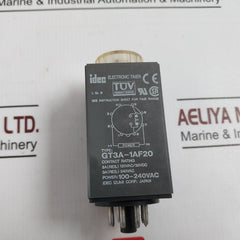 Idec Gt3A-1Af20 Electronic Timer 100-240Vac 10H 5A 120Vac/30Vdc